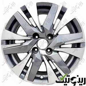 رینگ فابریک پژو 2008 سایز 16 اینچی رنگ رخ تراش دودی
