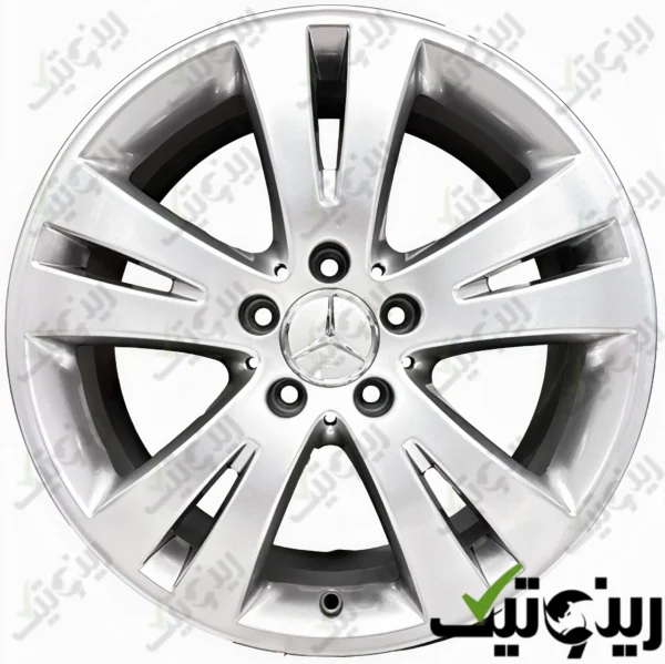 رینگ بنز C200 سایز 17 اینچی رنگ سیلور