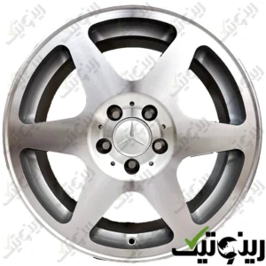 رینگ فابریک بنز E500 سایز 17 اینچی رنگ رخ تراش – W124